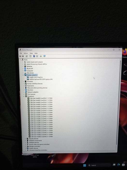 Vand laptop gaming lenovo rtx 3070 2k