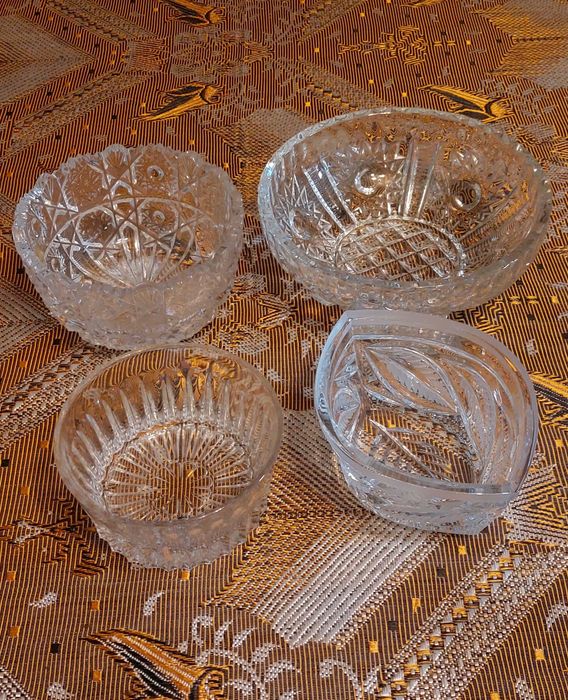 Салатницы хрустальные