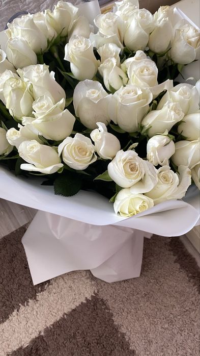 Цветы.Белые роза