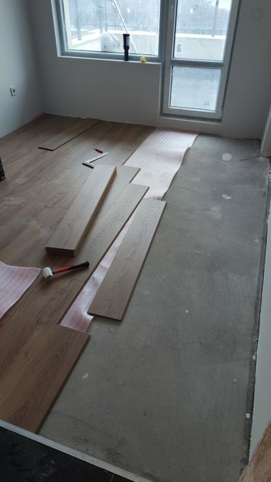 Професионален монтаж на паркет, ламинат, винил, SPC настилки