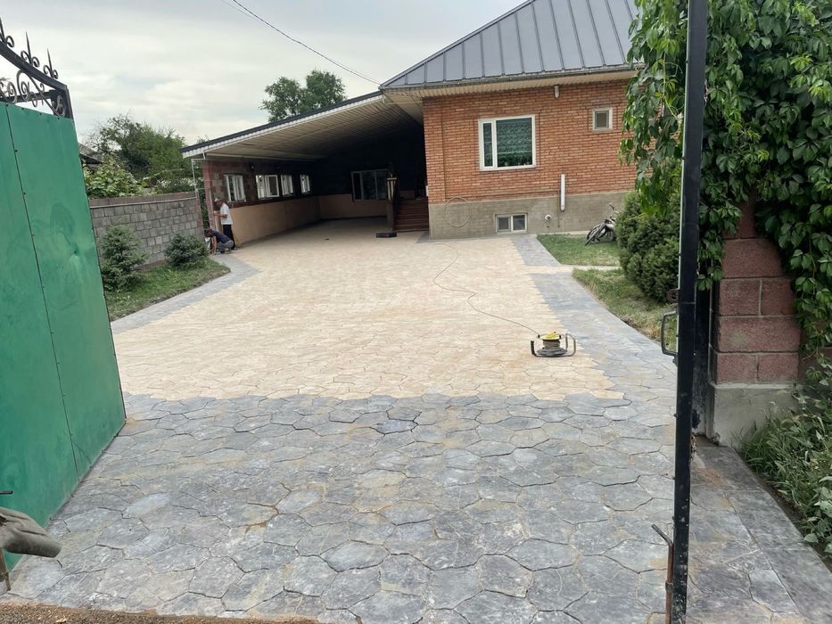 Укладка брусчатки