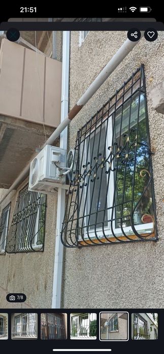 Решётки на окна металлические