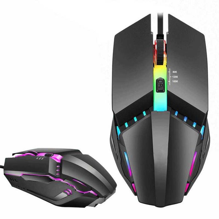 Mouse Gaming cu Fir Skylaze® X3 Upgrade, RGB, 1600 DPI, Negru