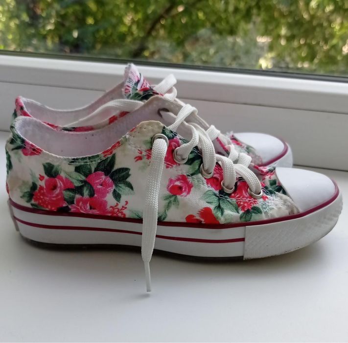 Converse kids на девочку кеды