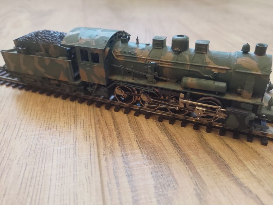 PIKO BR 55 Military locomotivă cu abur H0 camuflaj militar