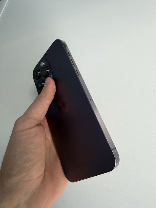 iPhone 14 Pro Max 128 GB Purple с кутия + 2 кейса подарък (Перфектен)