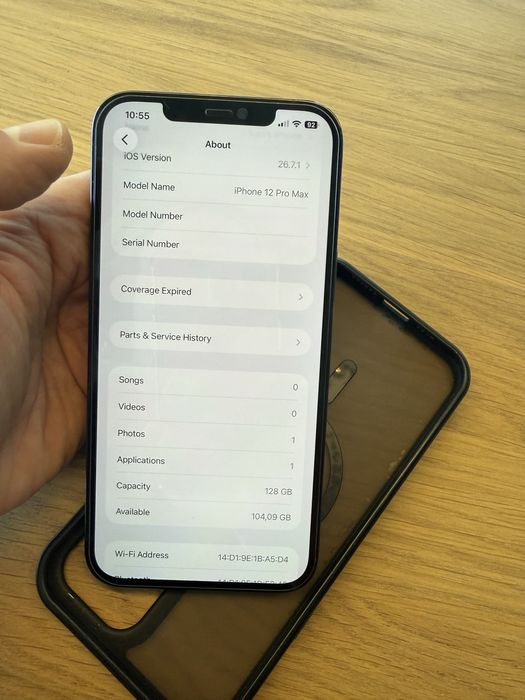 iPhone 12 Pro Max 128GB Blue 73 battery