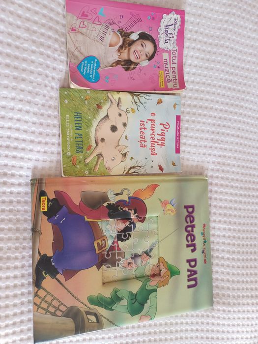 Carti de povesti-  Piggy- o purcelușa isteata, Peter Pan și  Violetta