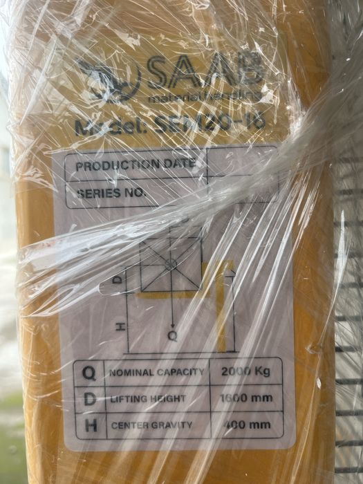 Штабелер 2т 1.6метр, Shtabeler avtomatik