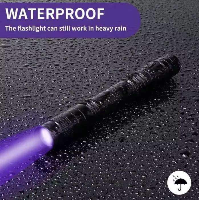 UV Ултравиолетово фенерче за проверка на  фалшиви банкноти.