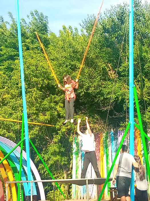 Тарзанка рогатка атракцион