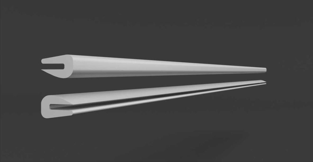 Потолочный профиль для натяжных потолков, багет для натяжных потолков