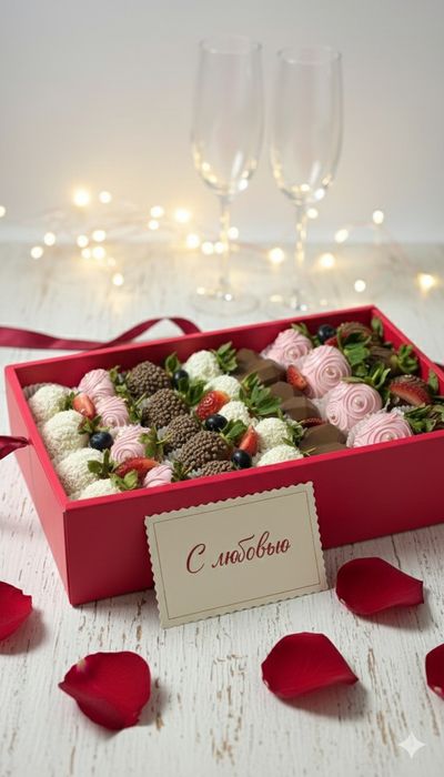 Клубника в шоколаде. 14февраля. День любви