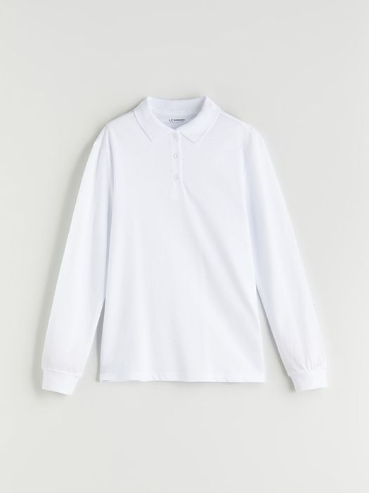 7 Bluze  scolare polo ALB 8- 9 si 10-11 ani