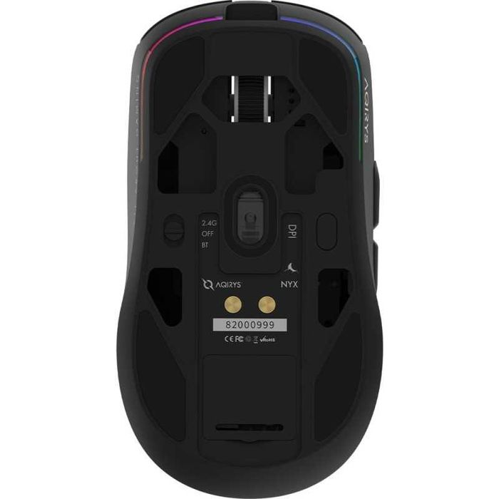 Mouse Gaming AQIRYS Nyx RGB Black