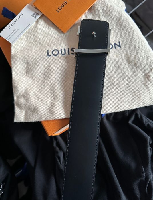 Curea Louis Vuitton originală reversibilă LV mărimea 95