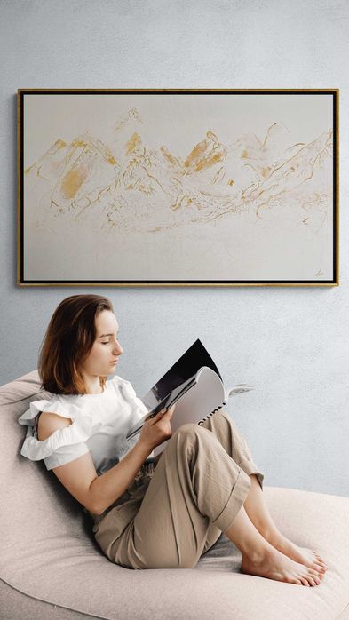 Tablou original în acrilic 100x60 cm