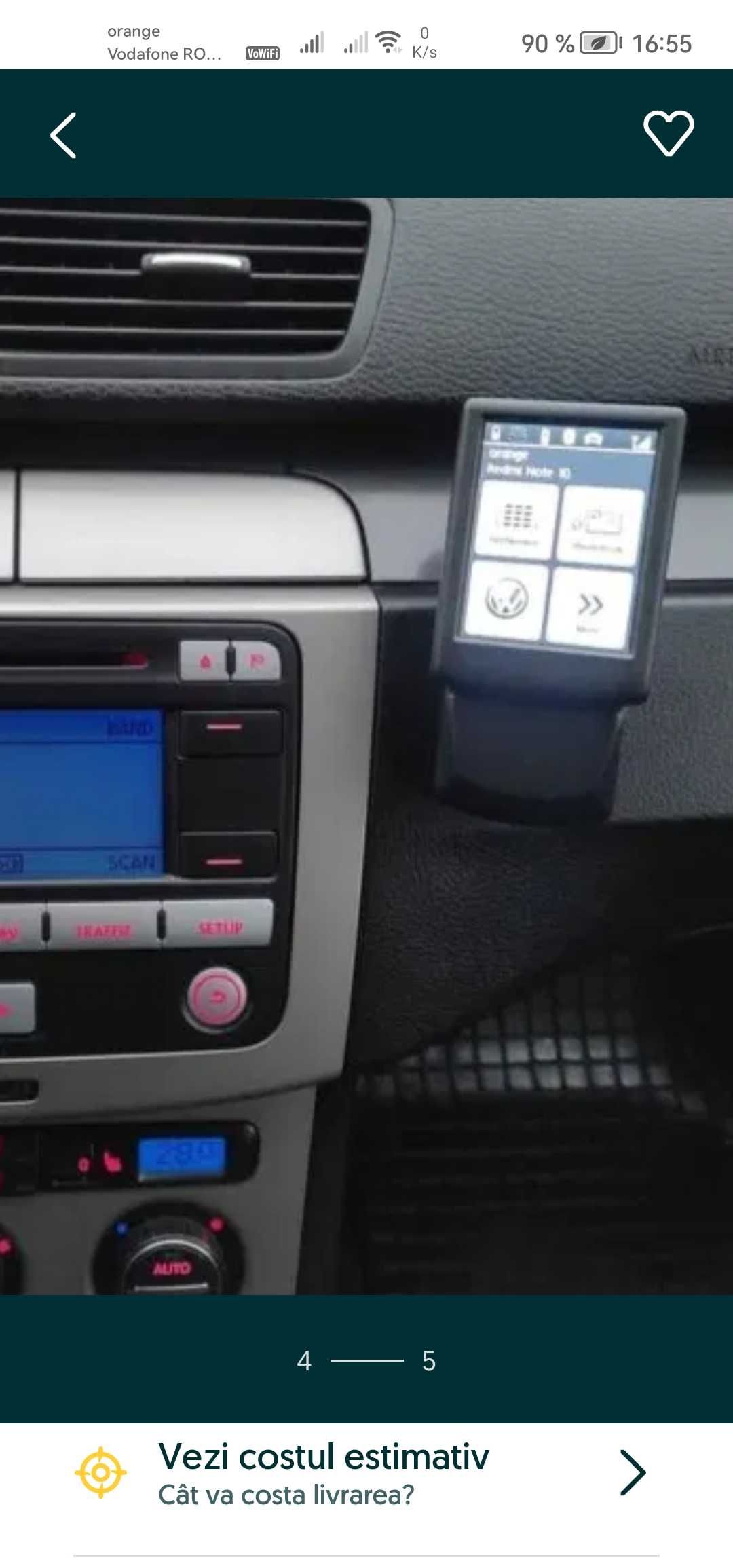 Toll curve The office Touch phone digital, display LCD bluetooth, Audi, VW Suceava • OLX.ro