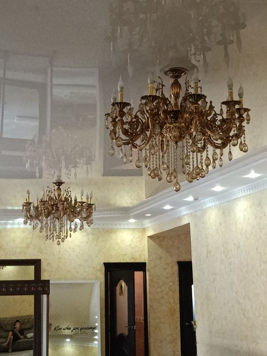 Люстра большая бушная