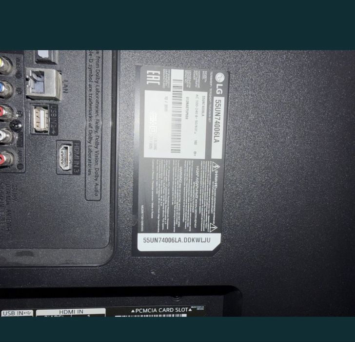 Телевизор LG на запчасти