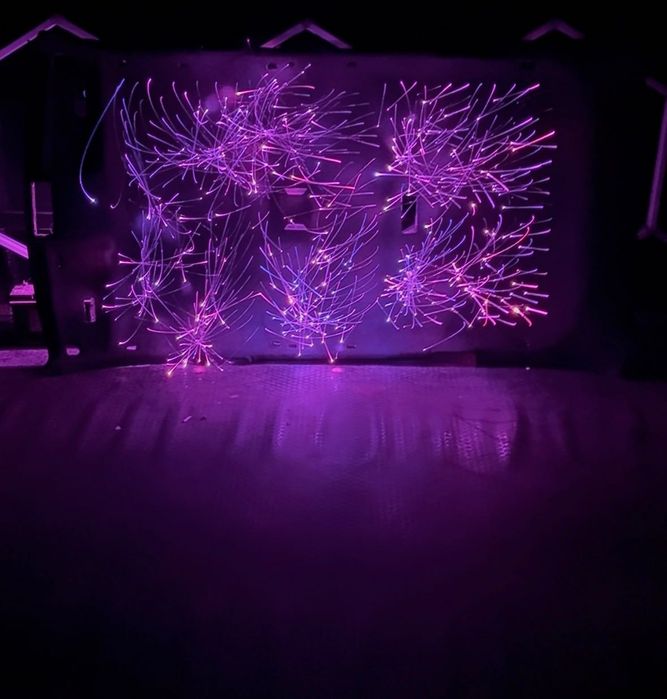 Звезден таван , амбиентно осветление , претапициране на тавани