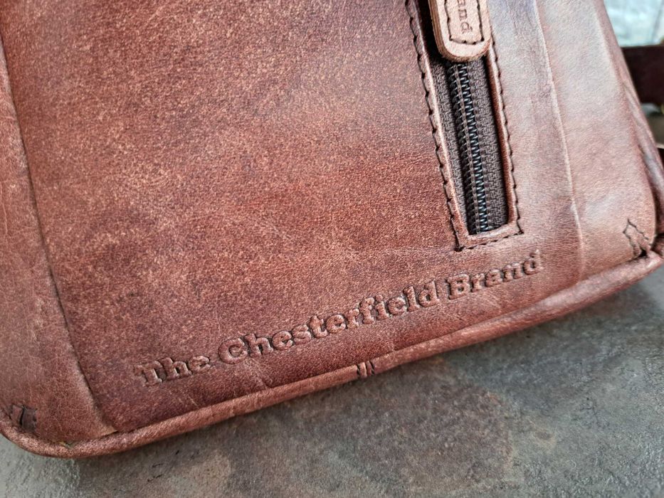 Мъжка чанта,малка кожена чантичка-естествена кожа