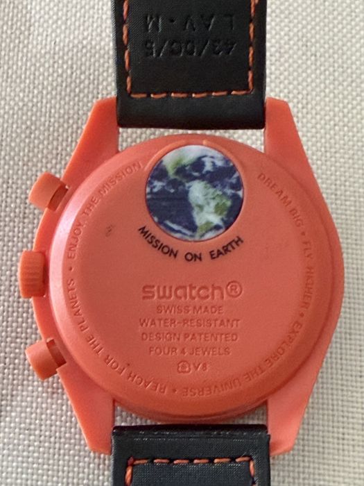 Omega x Swatch Mission On Earth Lava