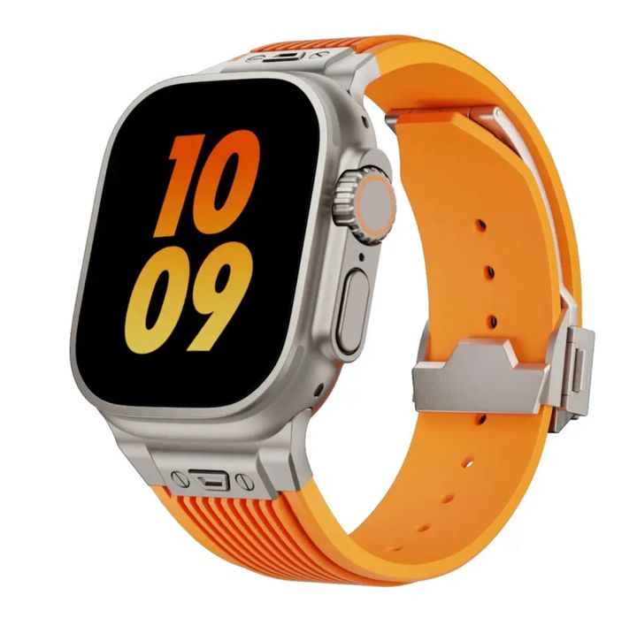 Curea TPU Prindere Ttitanium Husa Folie Ceas Apple Watch