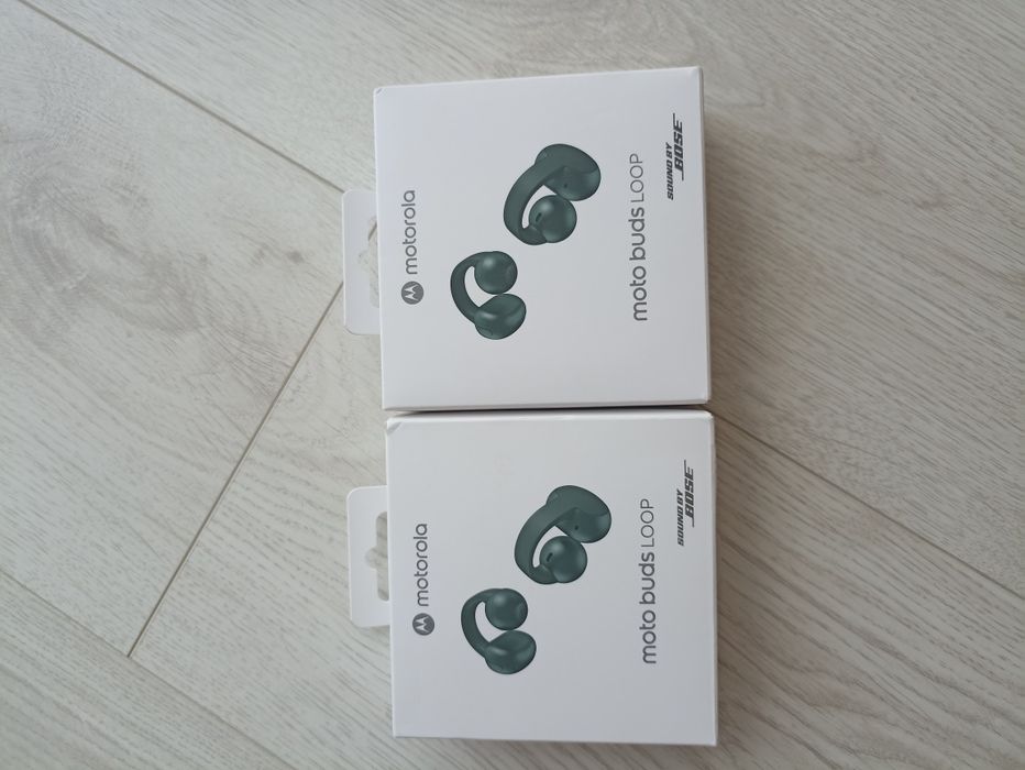 Casti bluetooth stereo Moto Buds Loop,  Green