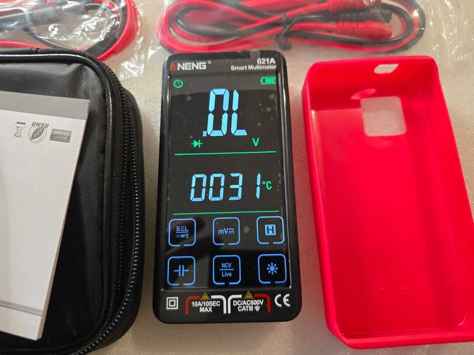 Multimetru digital ANENG 621A, Ecran LCD 4.5", detectie automata