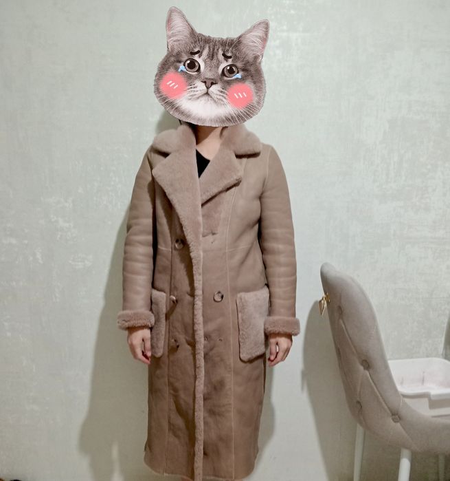 Стильна дублёнка