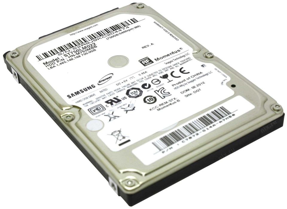 Продам жесткий диск 2,5" 750Gb Seagate ST750LM0