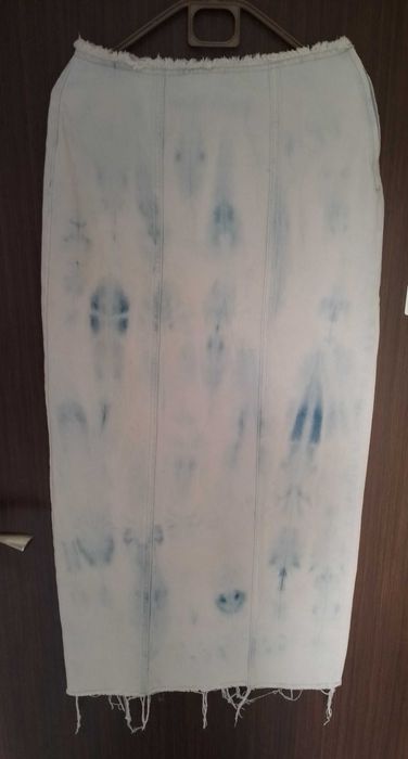 Дълга дънкова пола