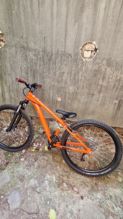 Rockrider bicicleta st500 portocaliu