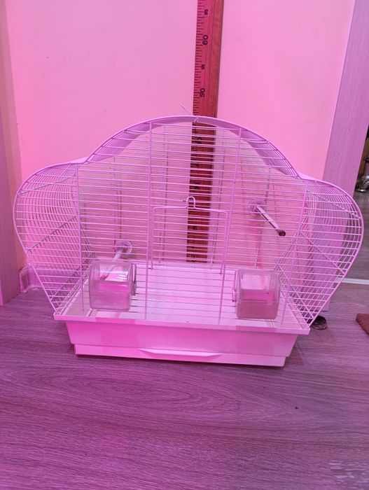 Клетка для кенаря, белая