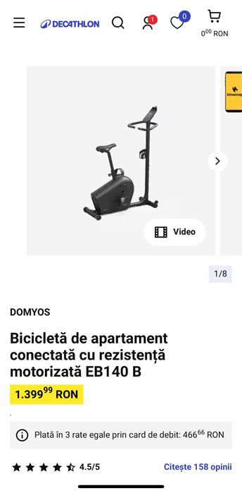 Bicicleta de apartament DOMYOS