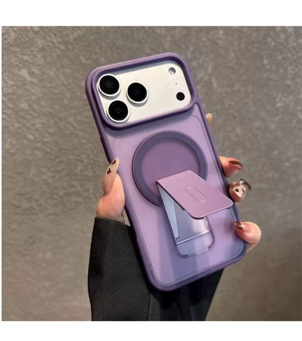 Husa Magnetica Silicon si Plastic cu Suport Birou - Iphone 17 PRO 17 PRO MAX 17 16 PRO 16 PRO MAX