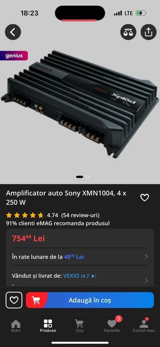 Vand stație Subwoofer auto 1000W