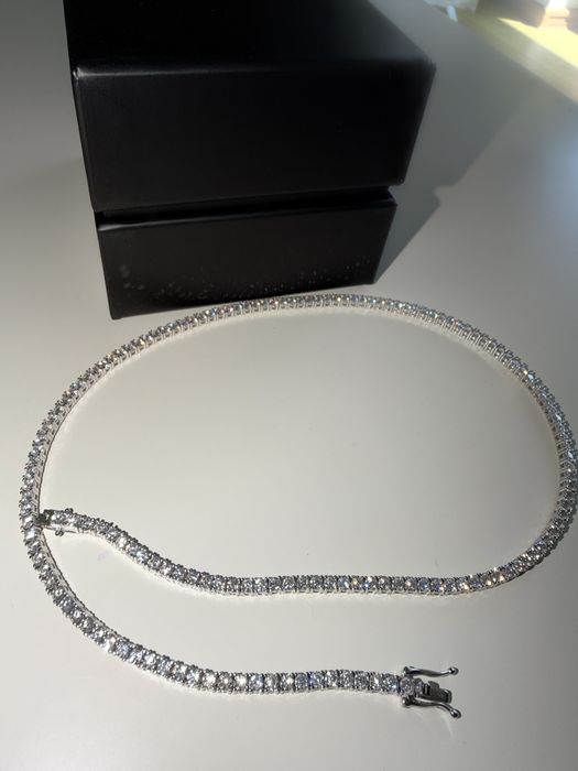 colier tennis ammax argint moissanite vvs