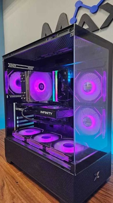 Геймърски компютър! RTX 5060TI 16GB / Intel i5-13400F / 32GB RAM - Нов