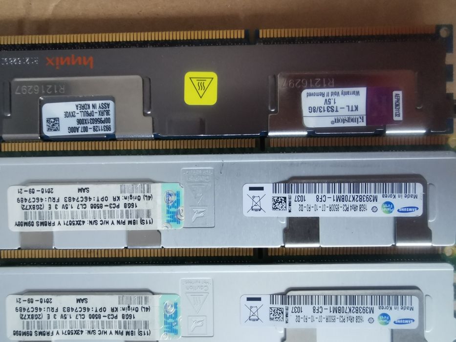 2x16GB 2X8Gb DDR3 RAM Рам за компютър /сървър