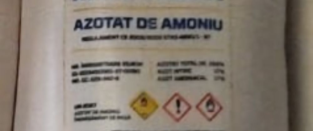 Azotat de amoniu ingrasamint chimic