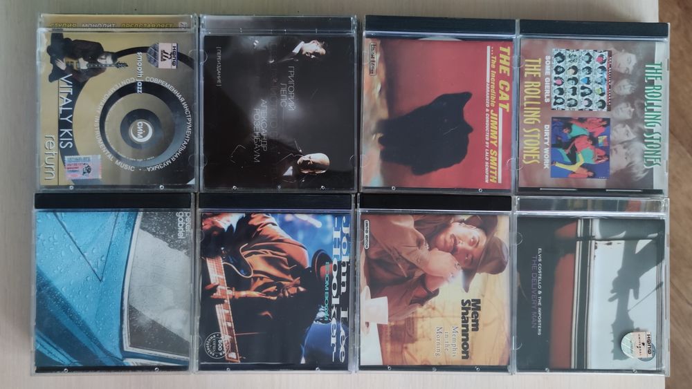 Аудио компакт диски рок, классика, эстрада