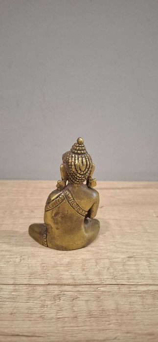 Statuie Buddha decorativă din bronz 200g - stare foarte bună