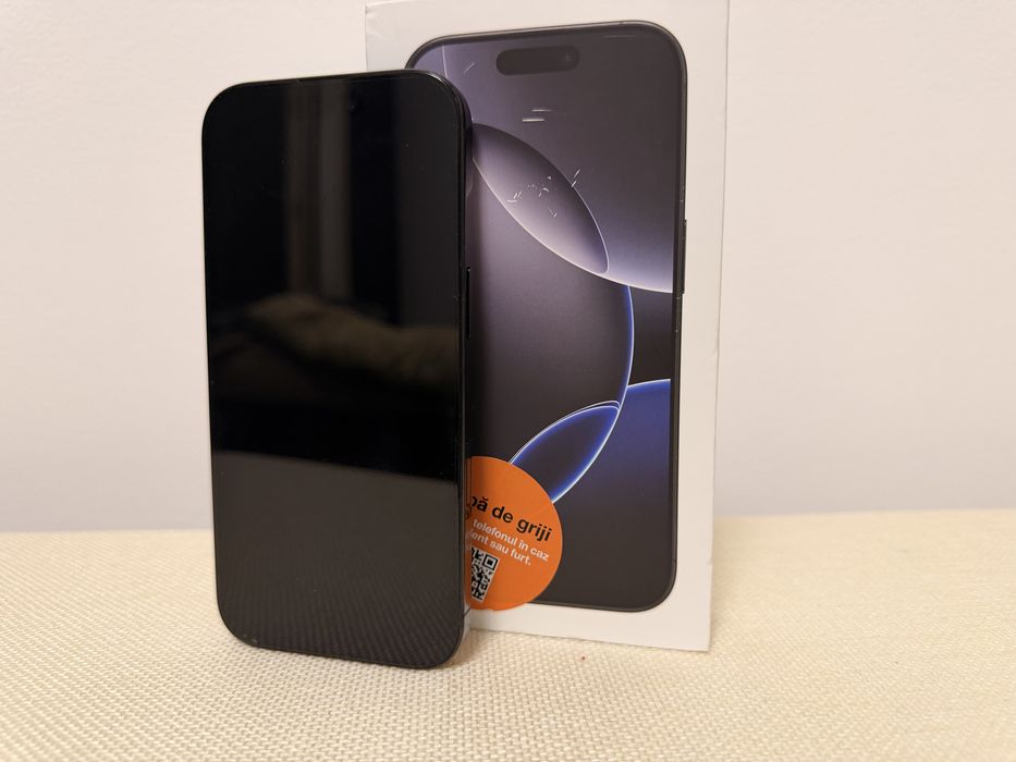 Iphone 16 pro  negru titanium
