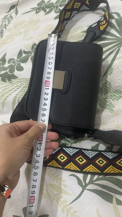 Сумка сафиян черный