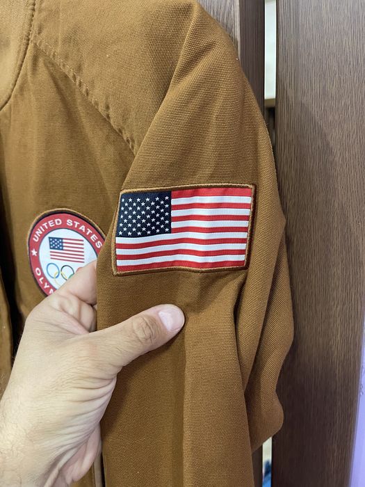 Nike USA Olympic Games Destroyer Leather Podium Jacket Jordan Яке NBA