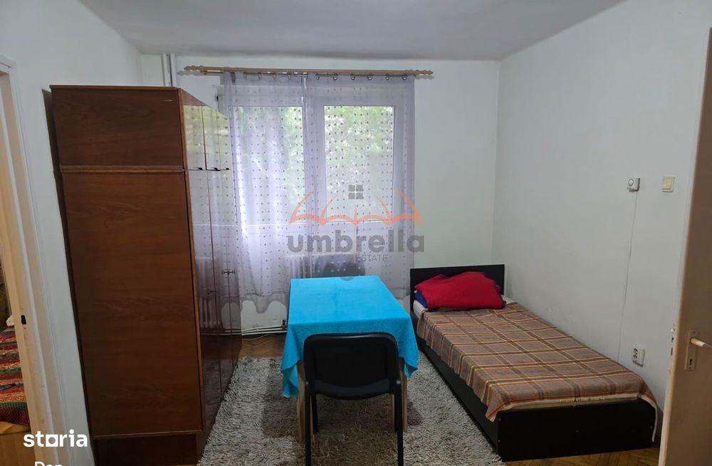 Apartament de inchiriat 2 camere, semidecomandat 46m², et.14, parcare — fotografia 3