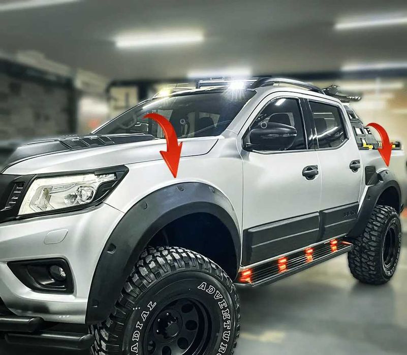Уширители за калници нисан навара д23 / добавка за Nissan navara d23