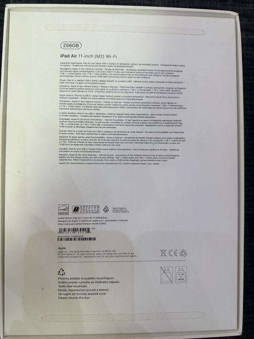 Apple air pad 11 M2 256Gb blue